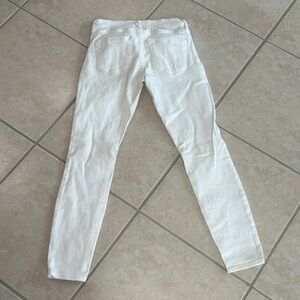 Express Women's Crisp White Skinny Jeans